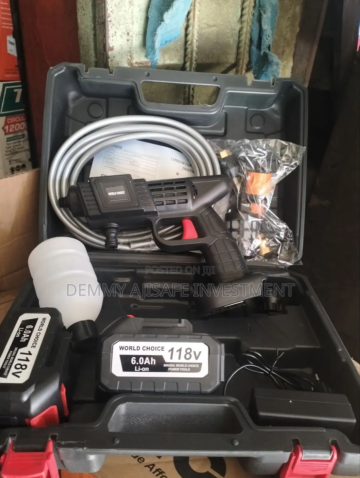 World Choice Cordless High Pressure Washer