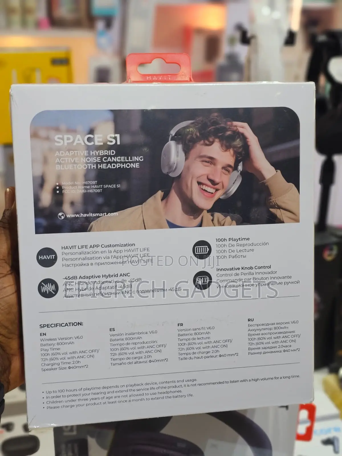 Havit Space S1 Wireless Bluetooth Headphones