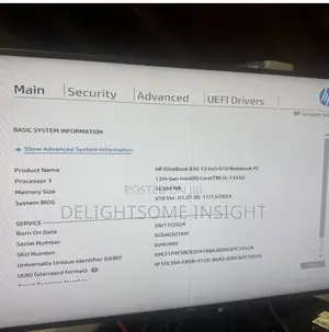 Laptop HP EliteBook 830 16GB Intel SSD 3T