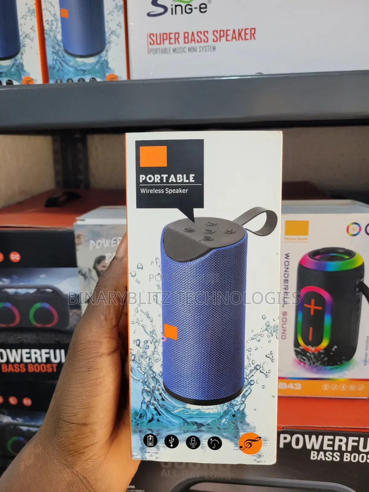 Portable Mobile Bluetooth Speaker / Mp3 Player