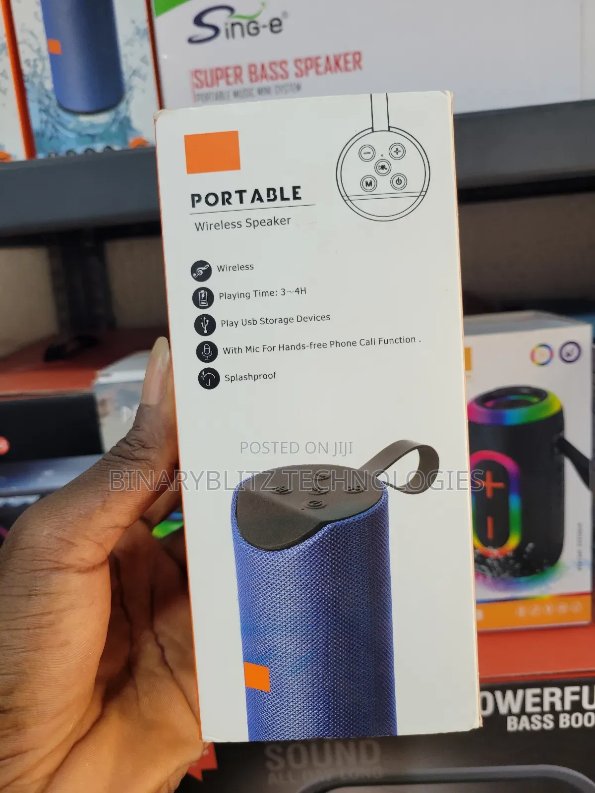 Portable Mobile Bluetooth Speaker / Mp3 Player