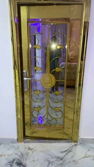 Gold Glass Door