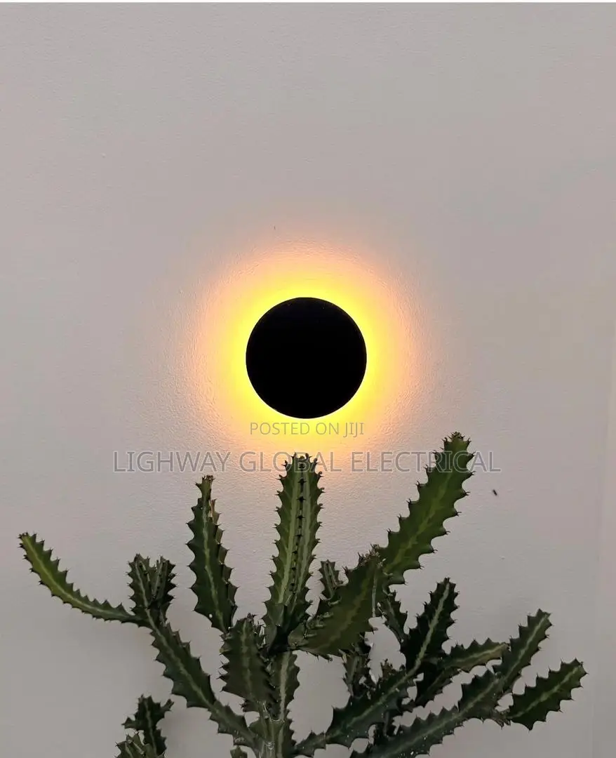 Modern Moon Cast Outdoor Decorative Wall Light