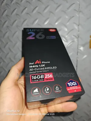 New Itel S26 Ultra 256 GB Black