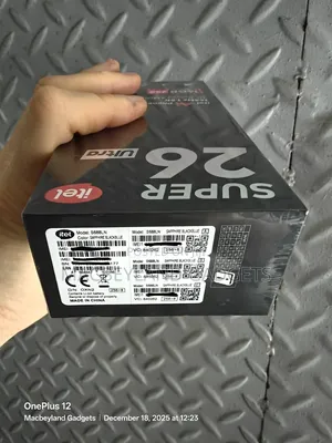 New Itel S26 Ultra 256 GB Black