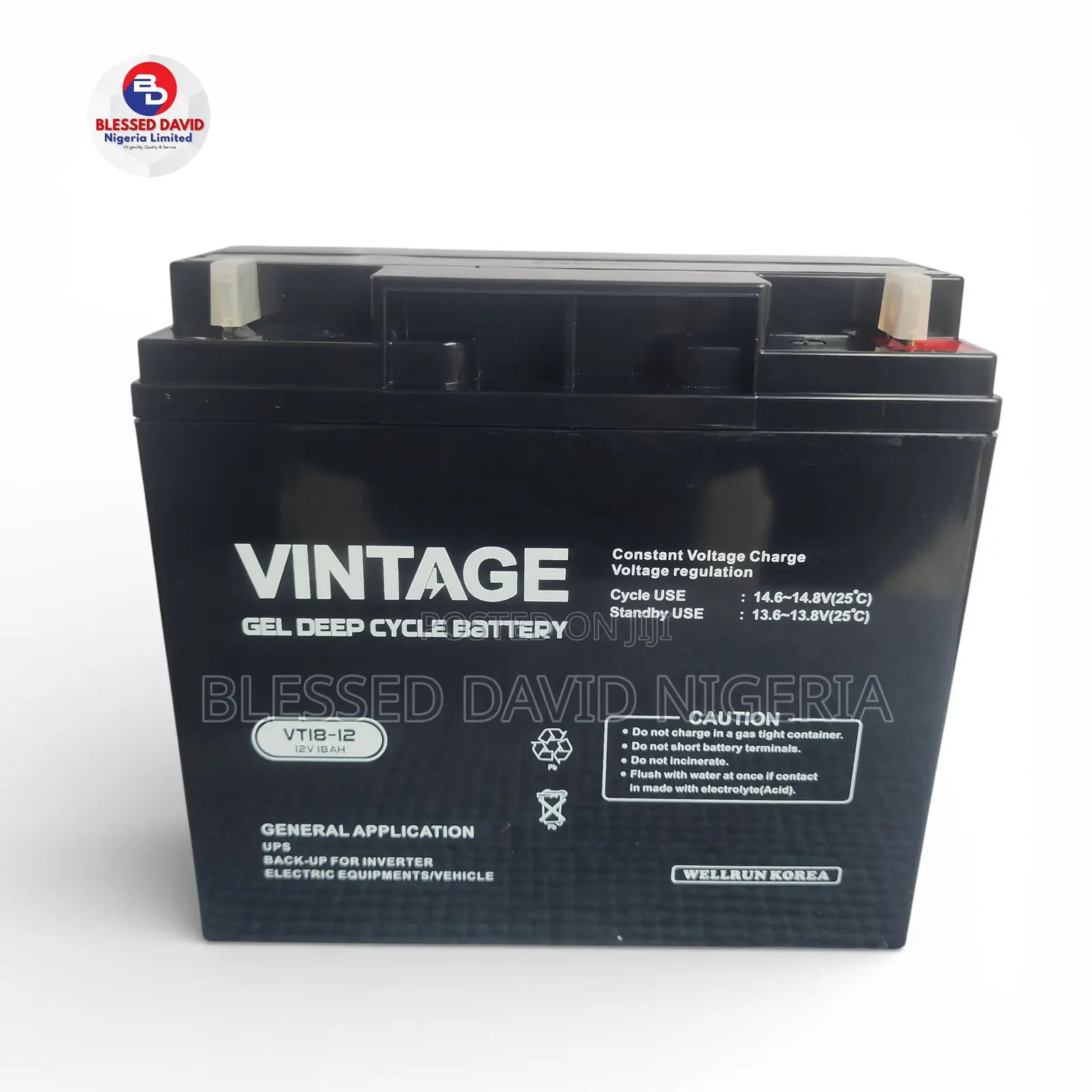 Vintage 12v 18ah Replacement Battery Vt18-12