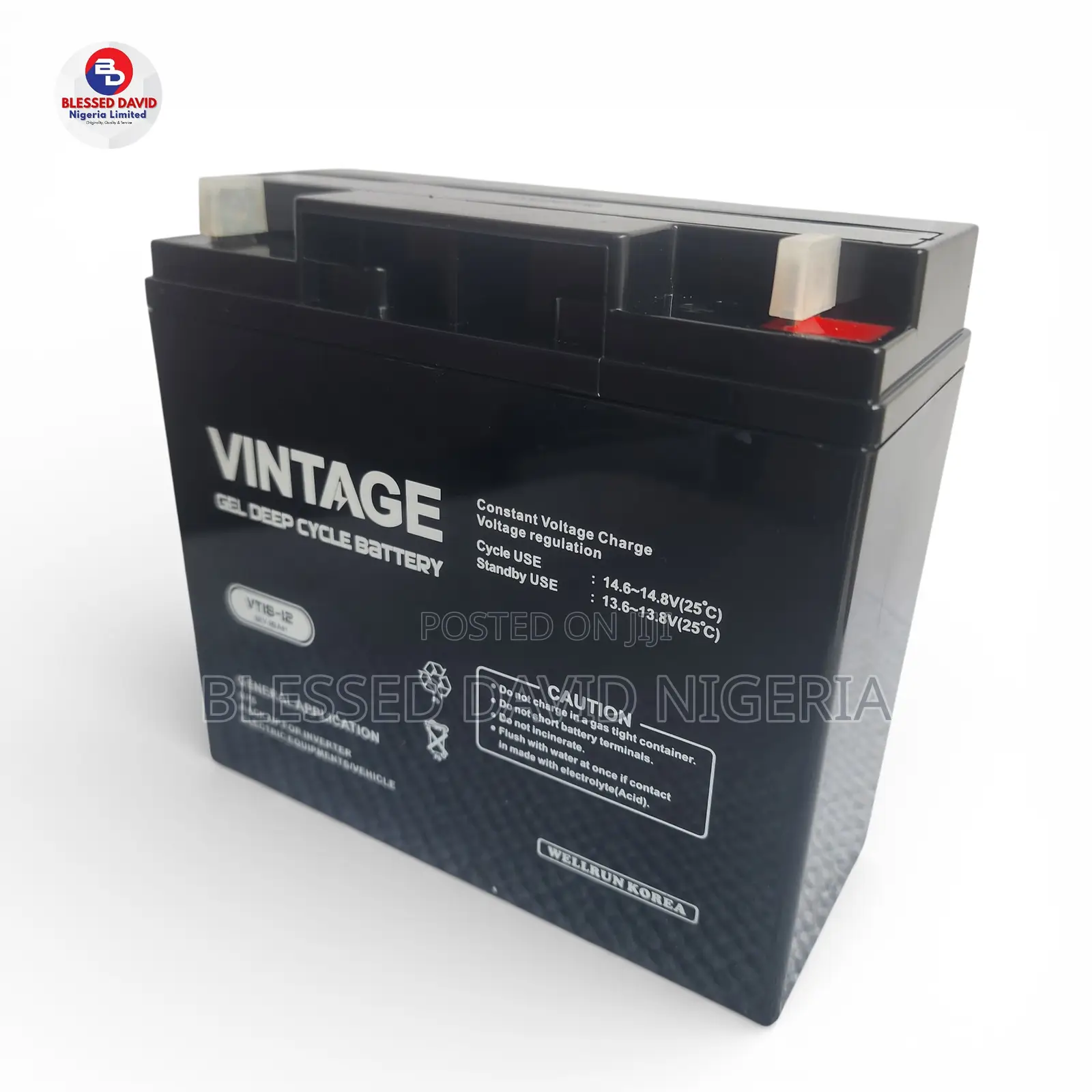 Vintage 12v 18ah Gel Replacement Battery