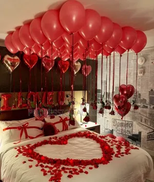 Ceiling Balloons and Valentine's Day Gift Vendor. Lagos