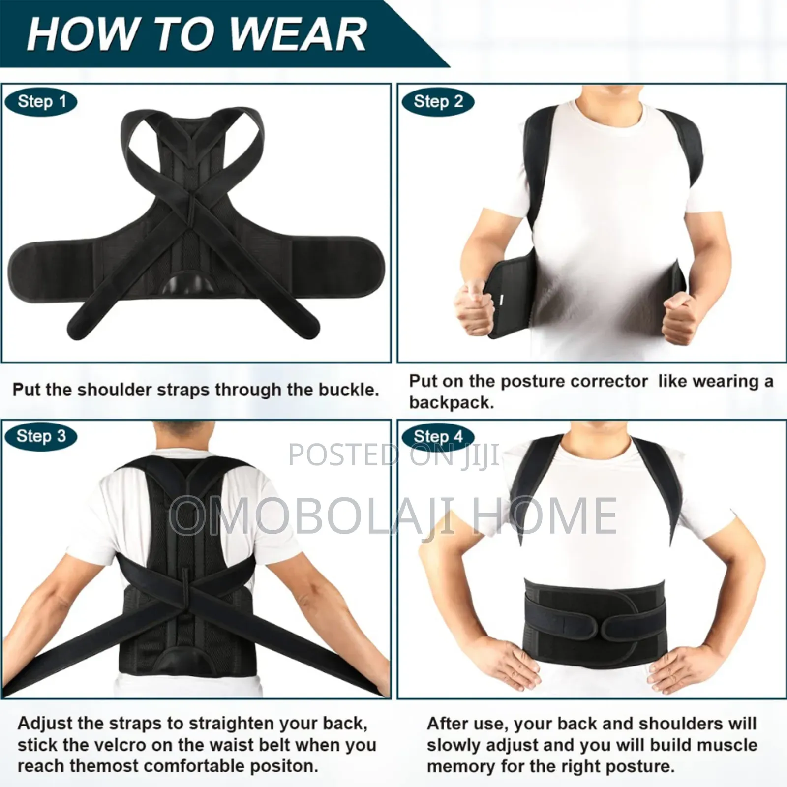 Back Brace Posture Corrector Lumbar Support
