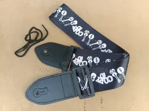 2pcs Graphic Durable Guitar Strap for Electric and Acoustic
