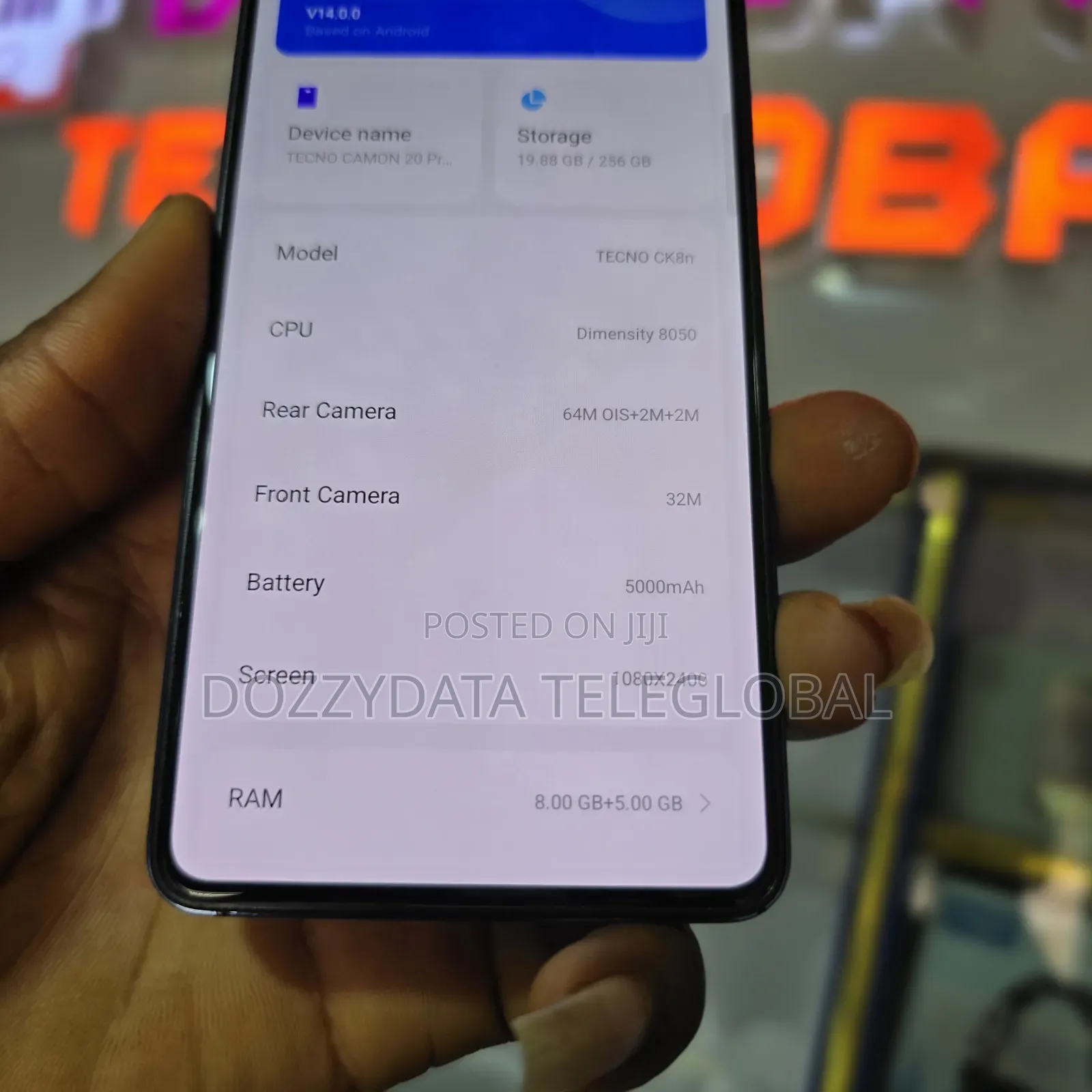 Tecno Camon 20 Pro 5G 256 GB Blue