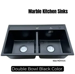 Marble Sink With Double Bowl