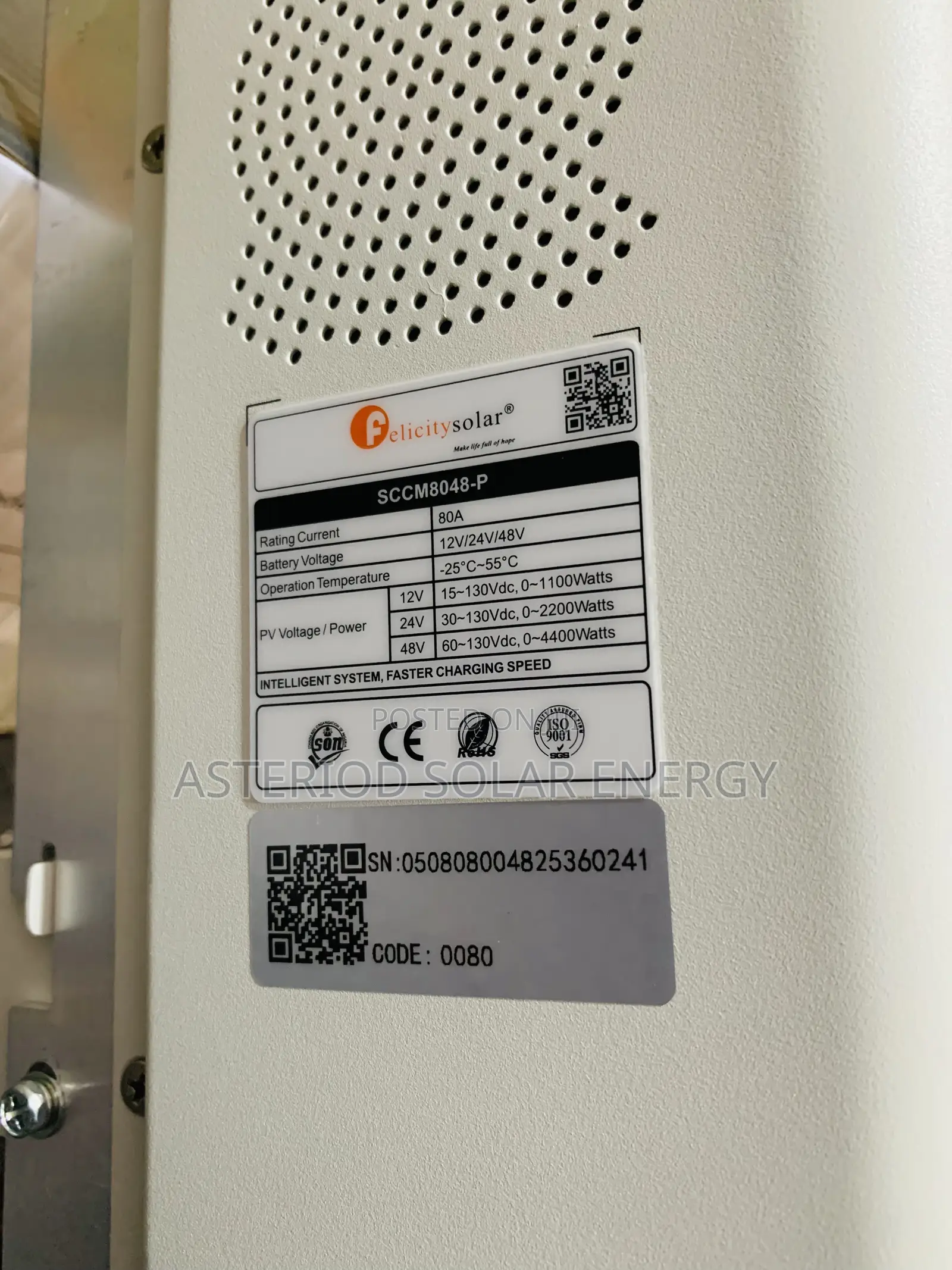 New Model 80amps Felicity Solar Charge Controller
