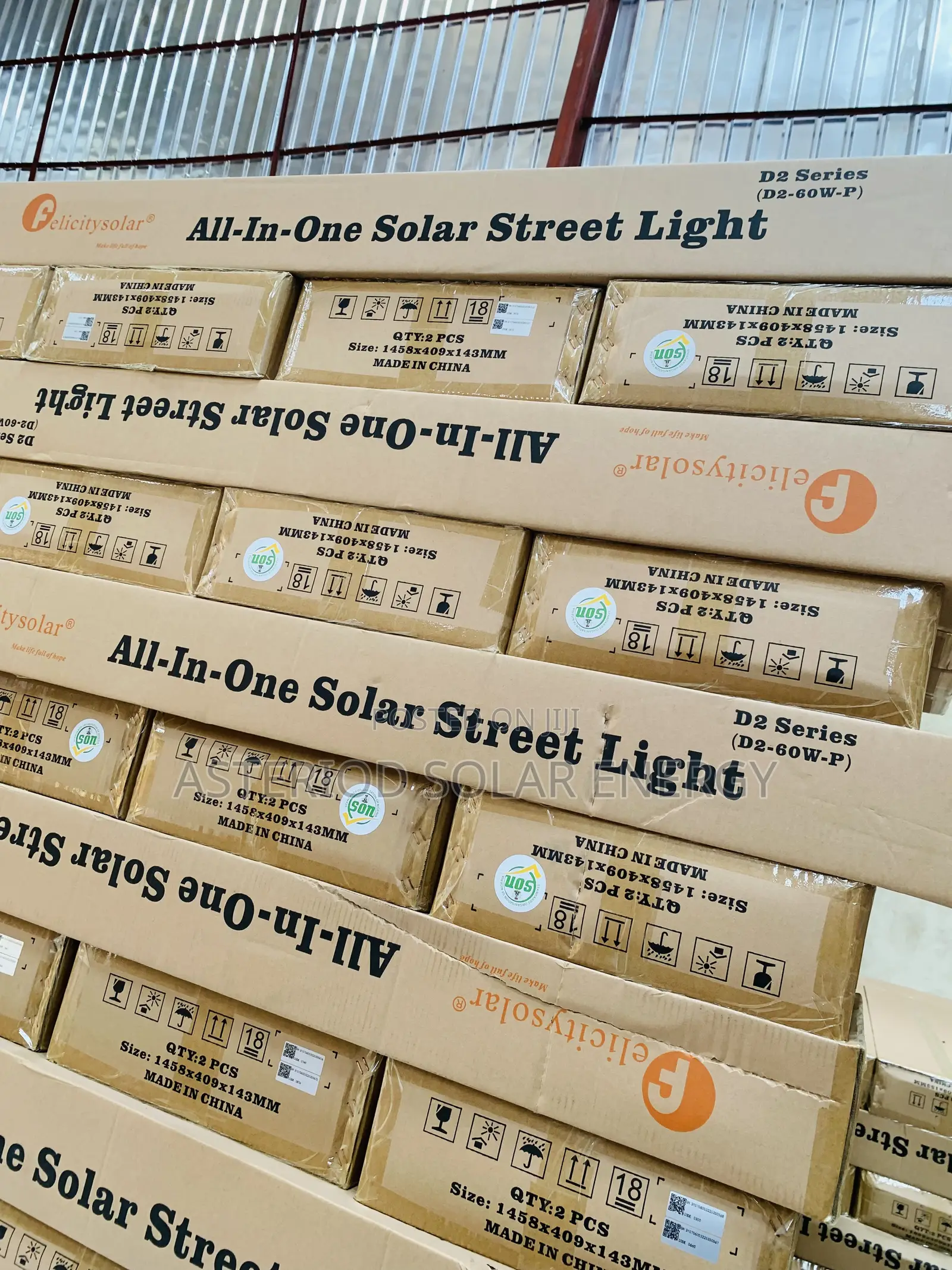 Original D2-60watts Felicity Solar Street Light