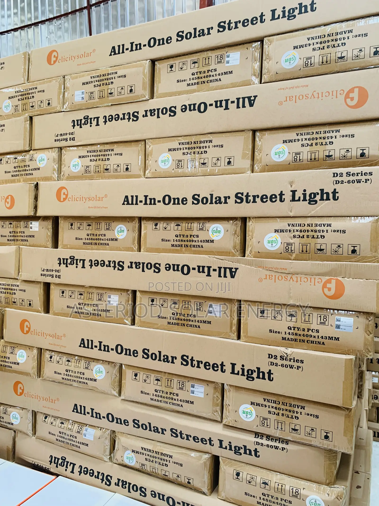 Original D2-60watts Felicity Solar Street Light
