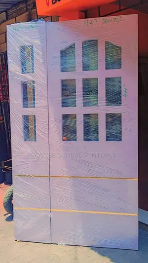4ft Wooden Door With Glass