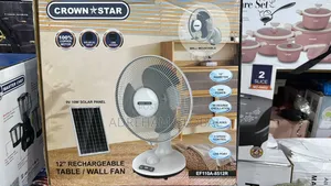 Crown Star 12inches Rechargeable Table Fan