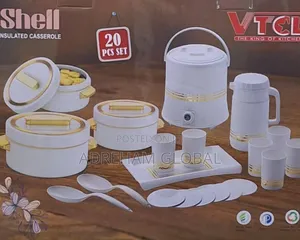 VTCL Shell 20pcs Cooler Set With Jug, Tray, Cups and Covers