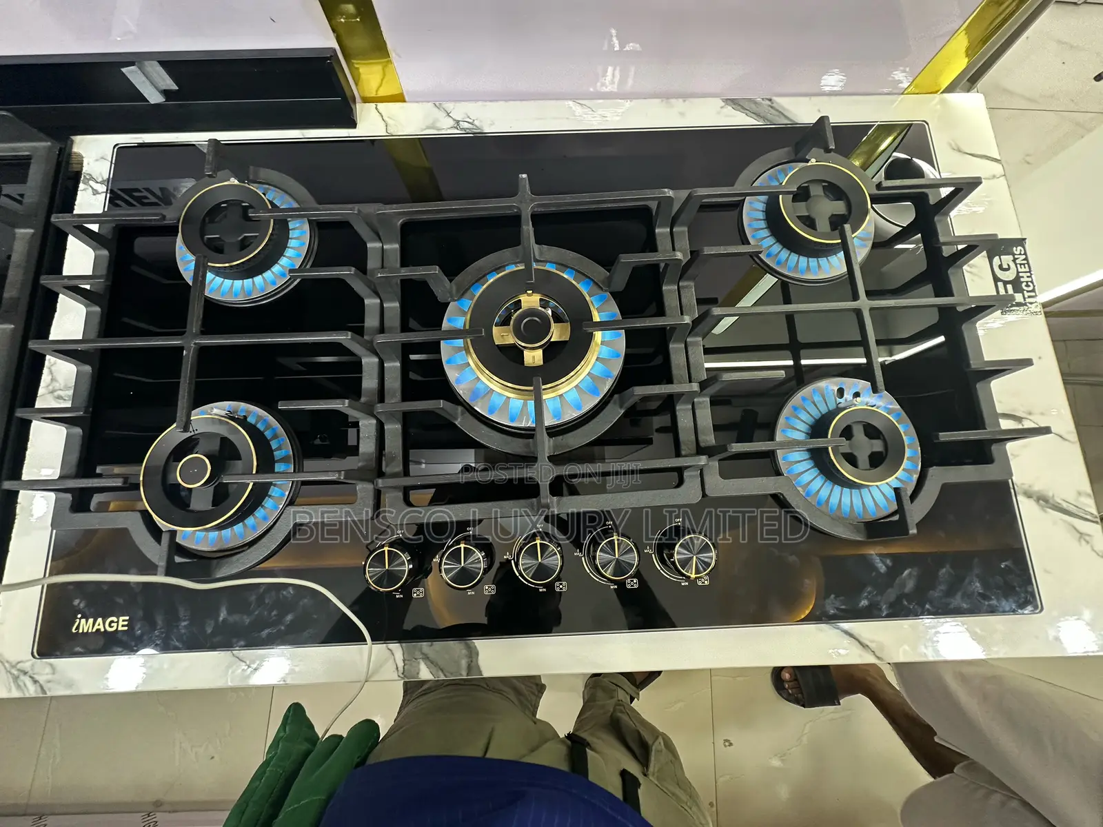 Luxury Kitchen 5 Burner Gas Cooker