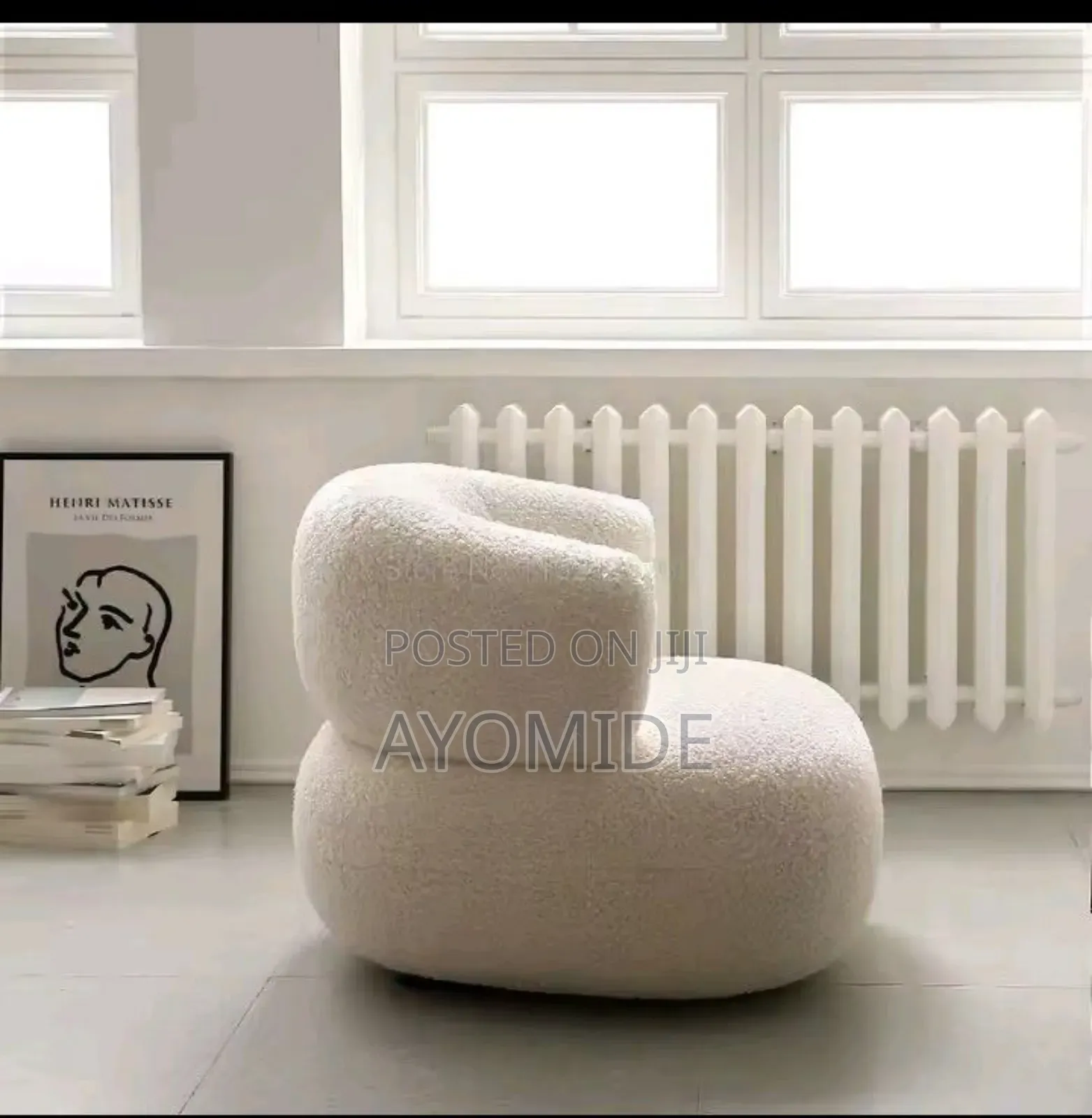 Single Fluffy Armchair