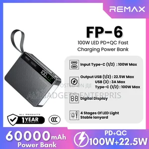 Remax 100w 60000mah Laptop Power Bank