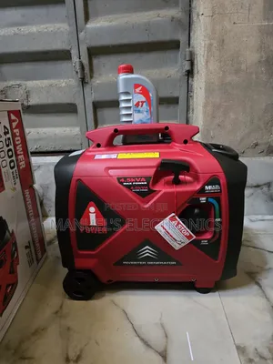 Original Ipower Inverter Soundproof Petrol Gen Low Fuel Consump 4.5kva