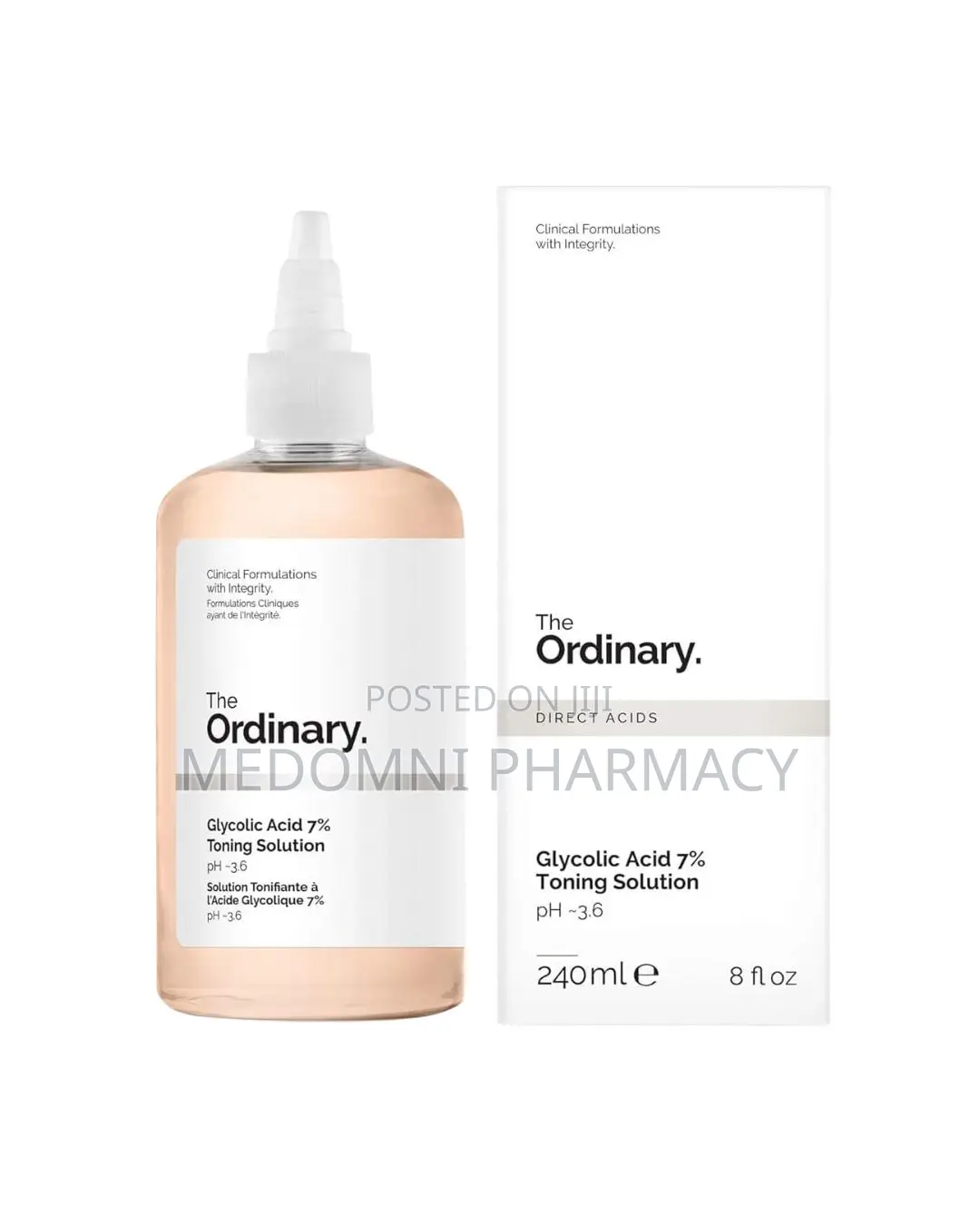The Ordinary Glycolic Acid 7% Toning Solution – 240ml