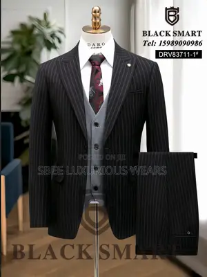 Real Men’S Classic Striped Suits