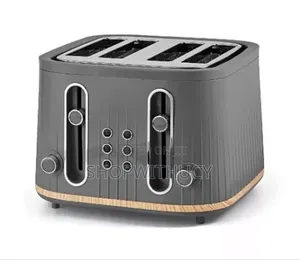 George Home Kettle 4 Slice Toaster Set Wooden Effect Grey Scandi