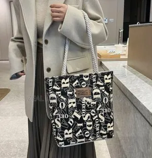 Women's Canvas Shoulder Shopping Bag