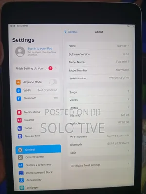 Apple iPad mini 4 128 GB Gray
