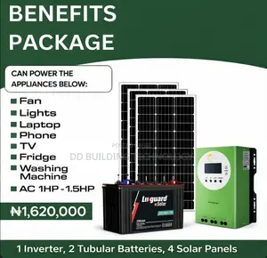 2.5kva Solar Inverter Package With 2 Battery 4 Solar Panels
