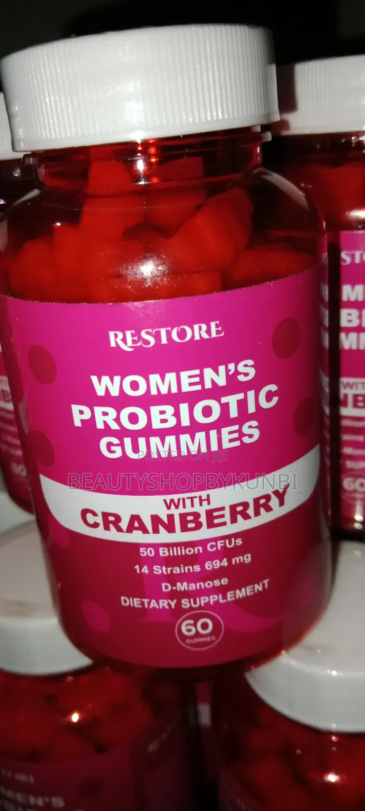 Women's Probiotic Gummies With Cranberry