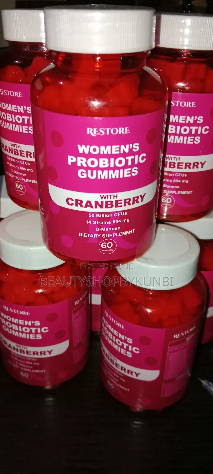 Women's Probiotic Gummies With Cranberry