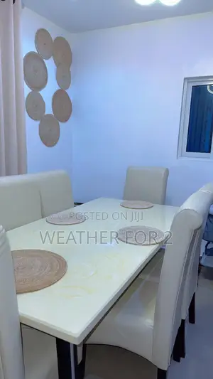 6seater Quality Leather Marble Dining Set
