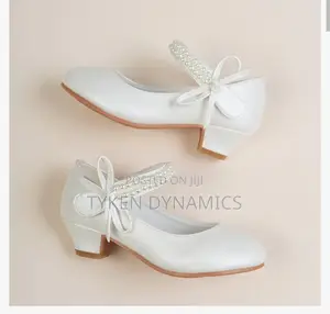 Zaylee Ballerinas Girls' Communion Shoes, Festive Shoes, Pearl Heels