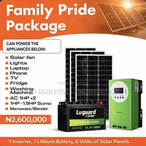 5kva Solar Inverter Package With 1 Lithium Battery 6 Solar Panel