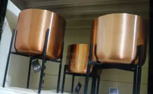 3pcs Gold/Copper Planter Set (Pot Only)