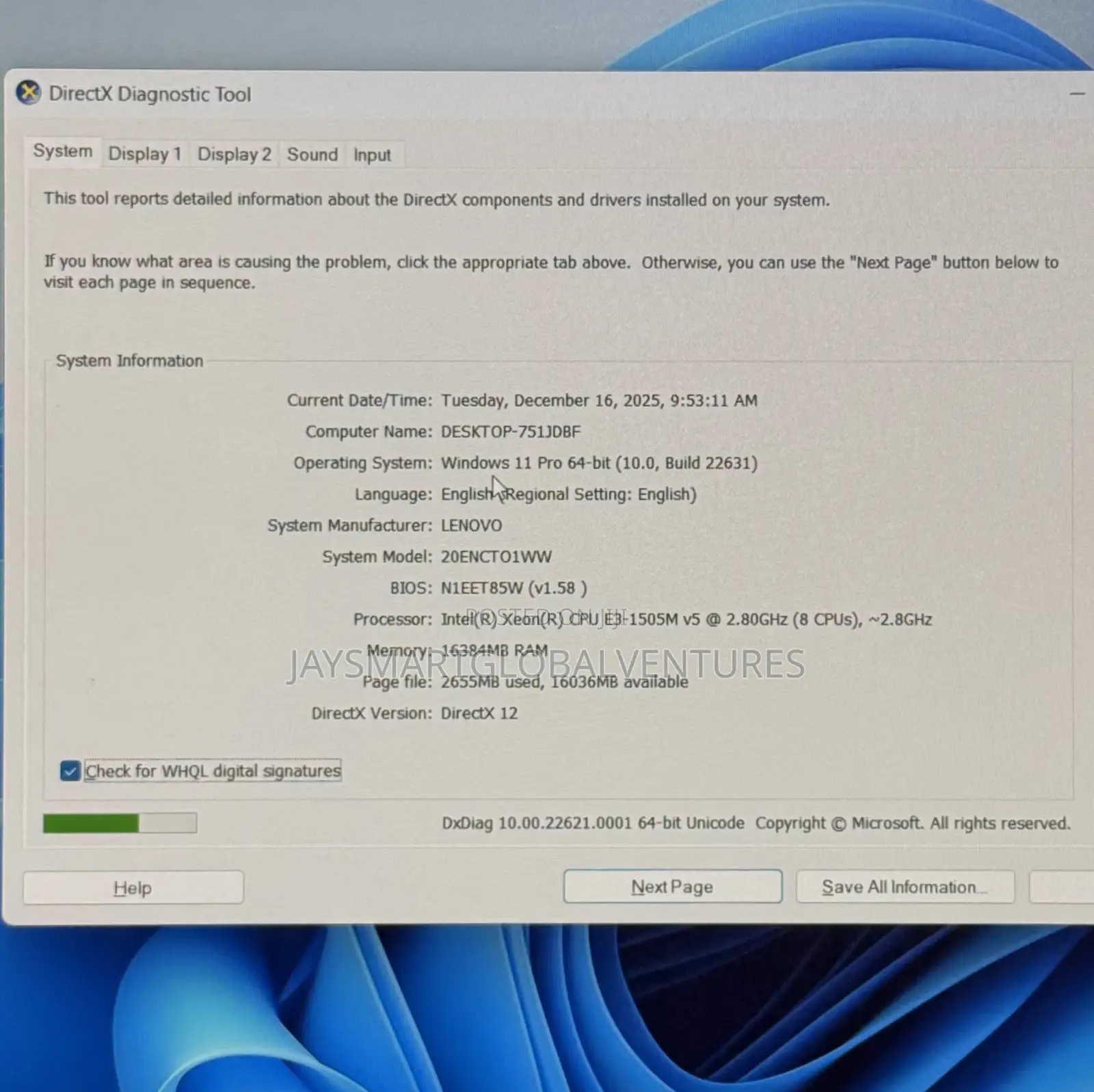Laptop Lenovo ThinkPad P50 16GB Intel Xeon SSD 512GB