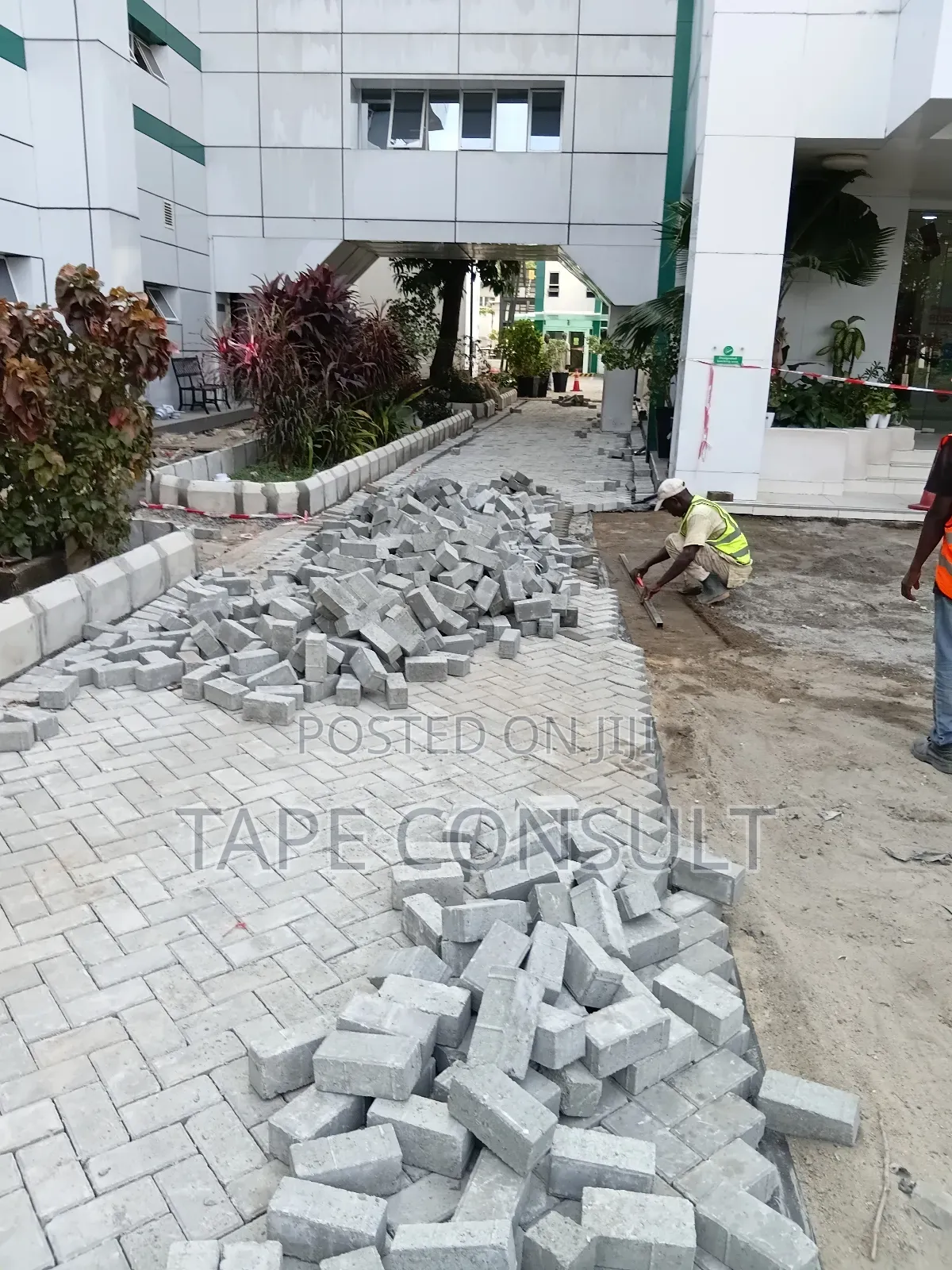 Interlocking Paving Stone Instalation