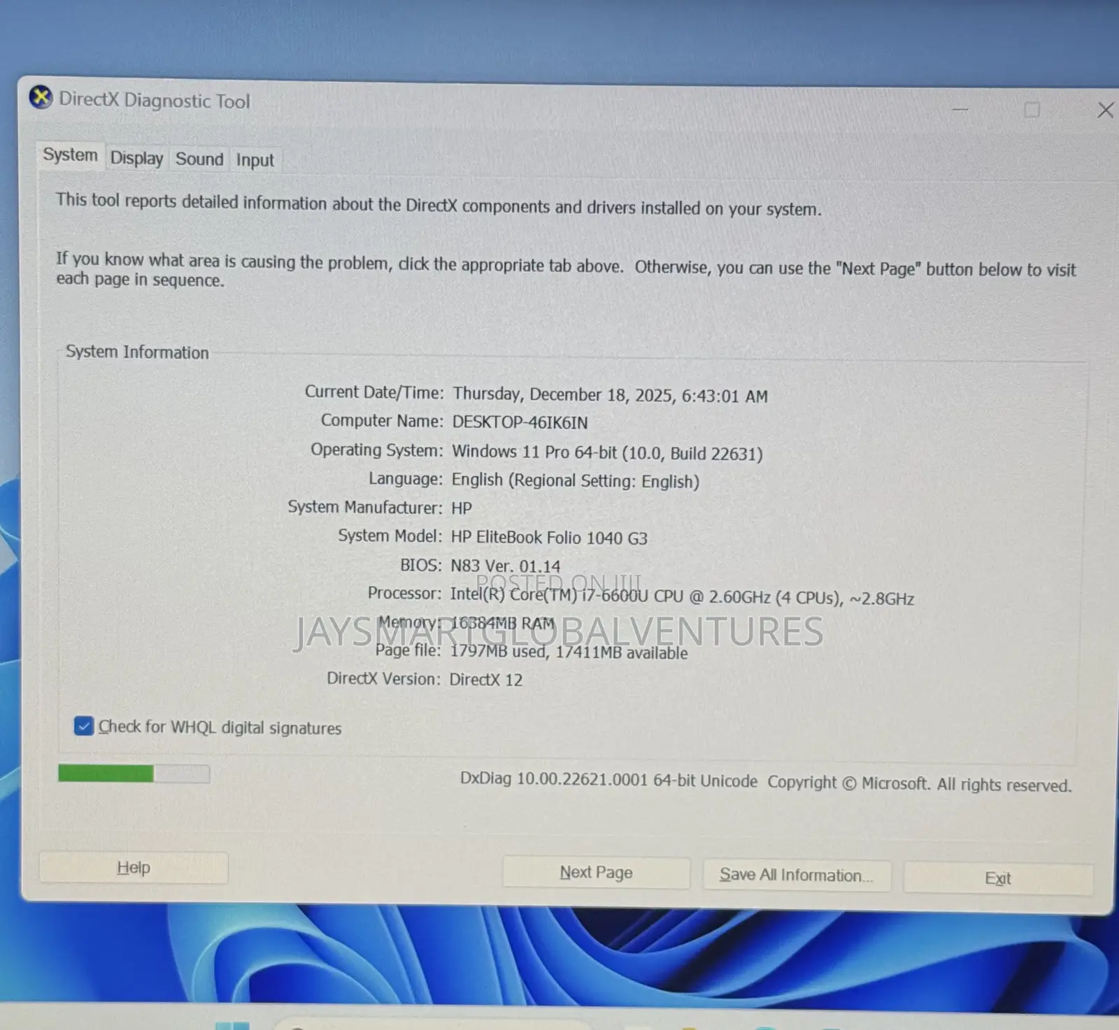 Laptop HP EliteBook Folio 1040 G3 16GB Intel Core i7 SSD 256GB