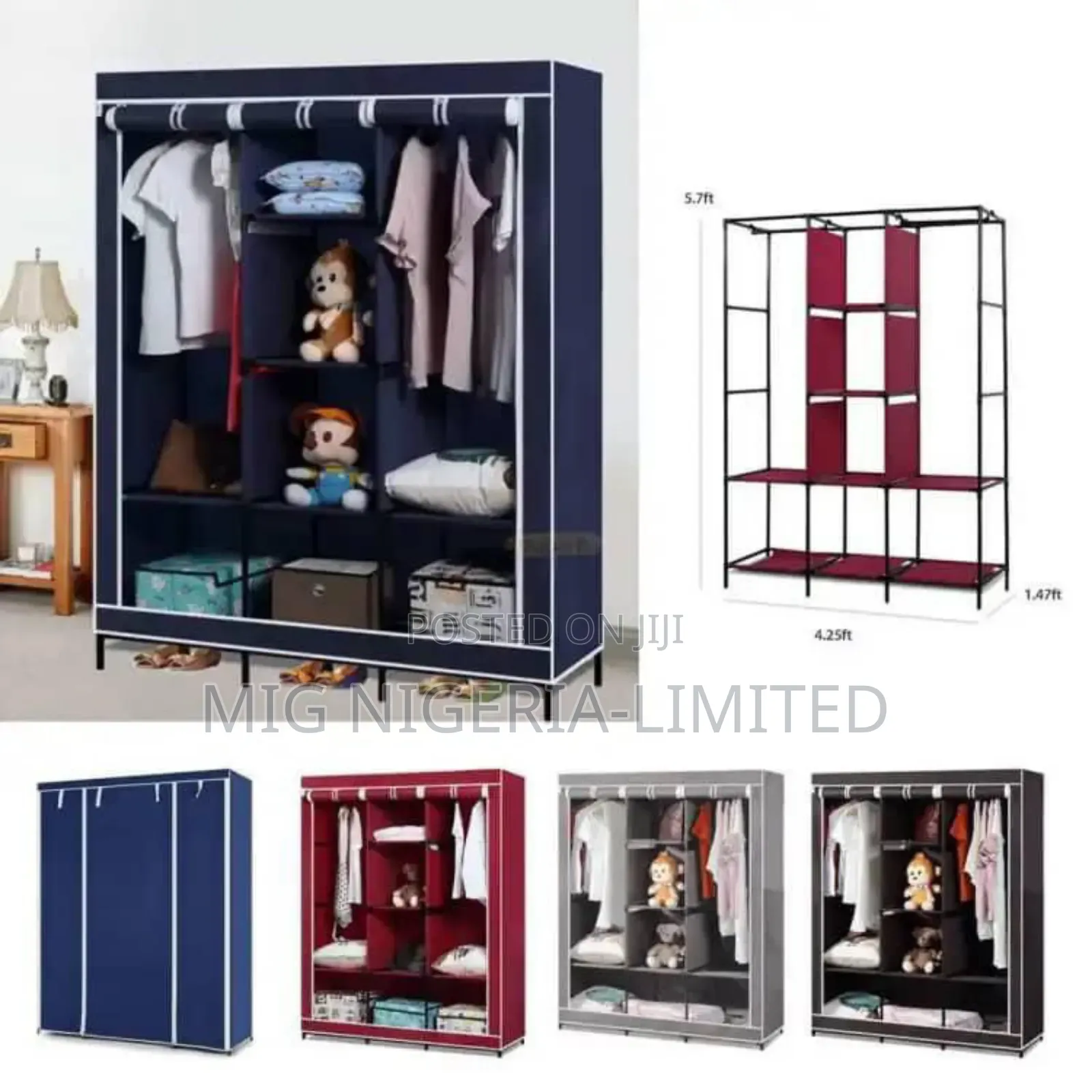 Multiple Storage Rack Cloth Wardrobe Cloth Hanger