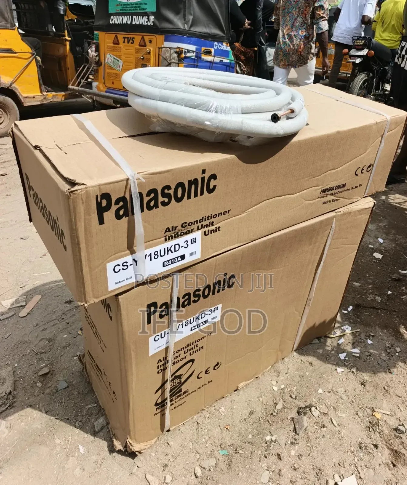 Panasonic 2 Hp R410a Air Conditioner Split Unit With the Accessories