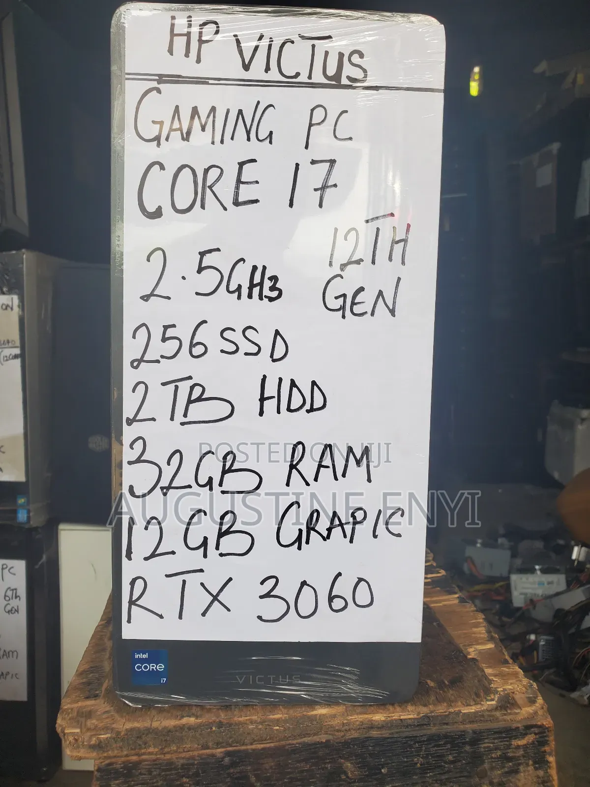 New Desktop Computer HP Victus 15L 32GB Intel Core I7 HDD+SSD 2T