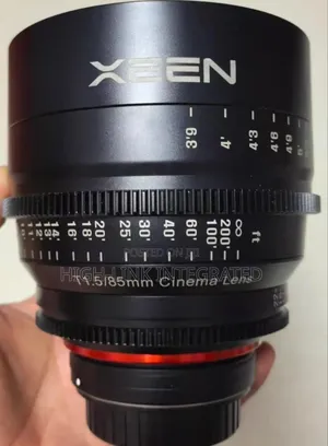 Samyang (Or Rokinon) Xeen 85mm T1.5 Cinema Lens.
