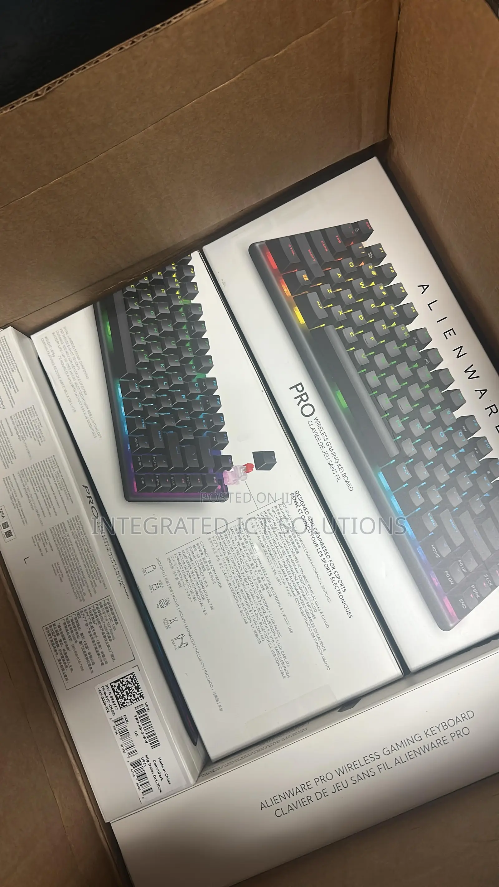 Alienware Pro Wireless Gaming Keyboard (Pro-Kb-G-Ww)
