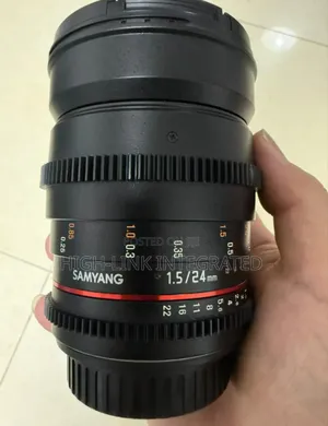 Samyang 24mm T1.5 VDSLR Ed as if Umc Ii Cine Lens.