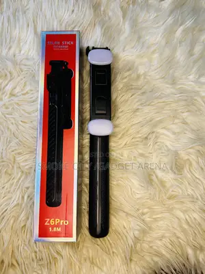 Z6 Pro Selfie Stick -Tripod Stand With Selfie Button , Adjustable