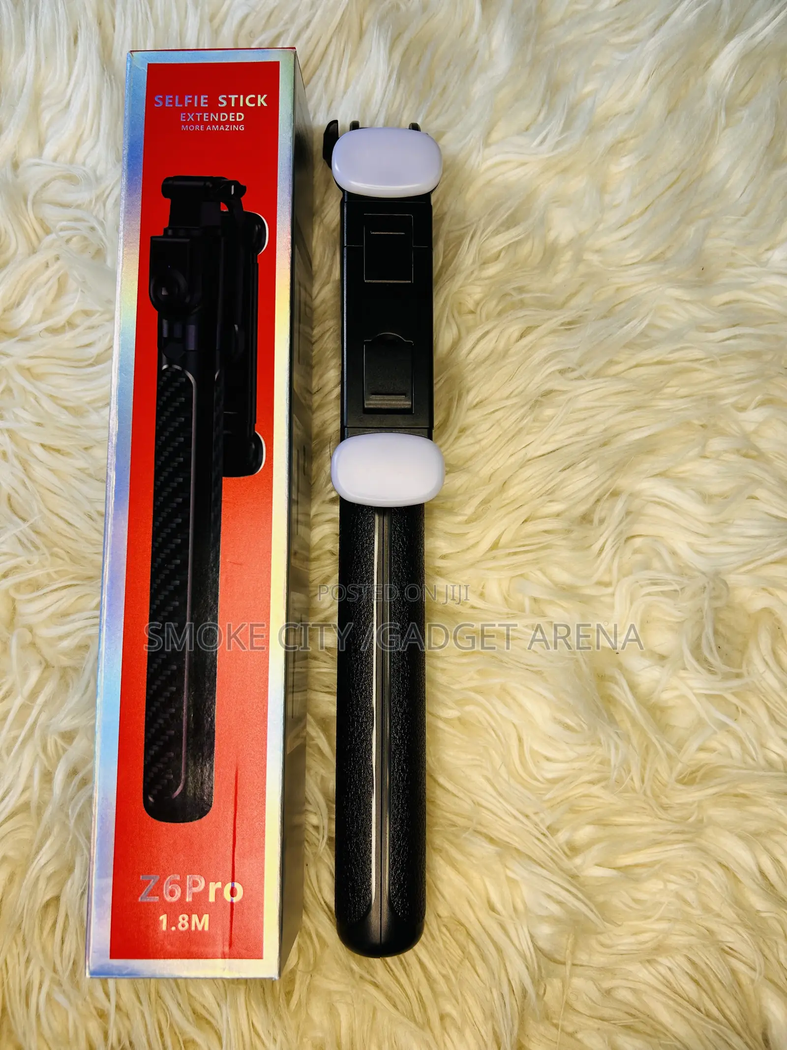 Z6 Pro Selfie Stick -Tripod Stand With Selfie Button , Adjustable