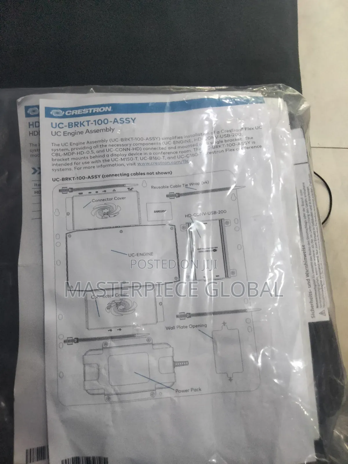 Crestron Uc-brkt-100-assy